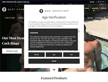 Tablet Screenshot of gearessentials.com